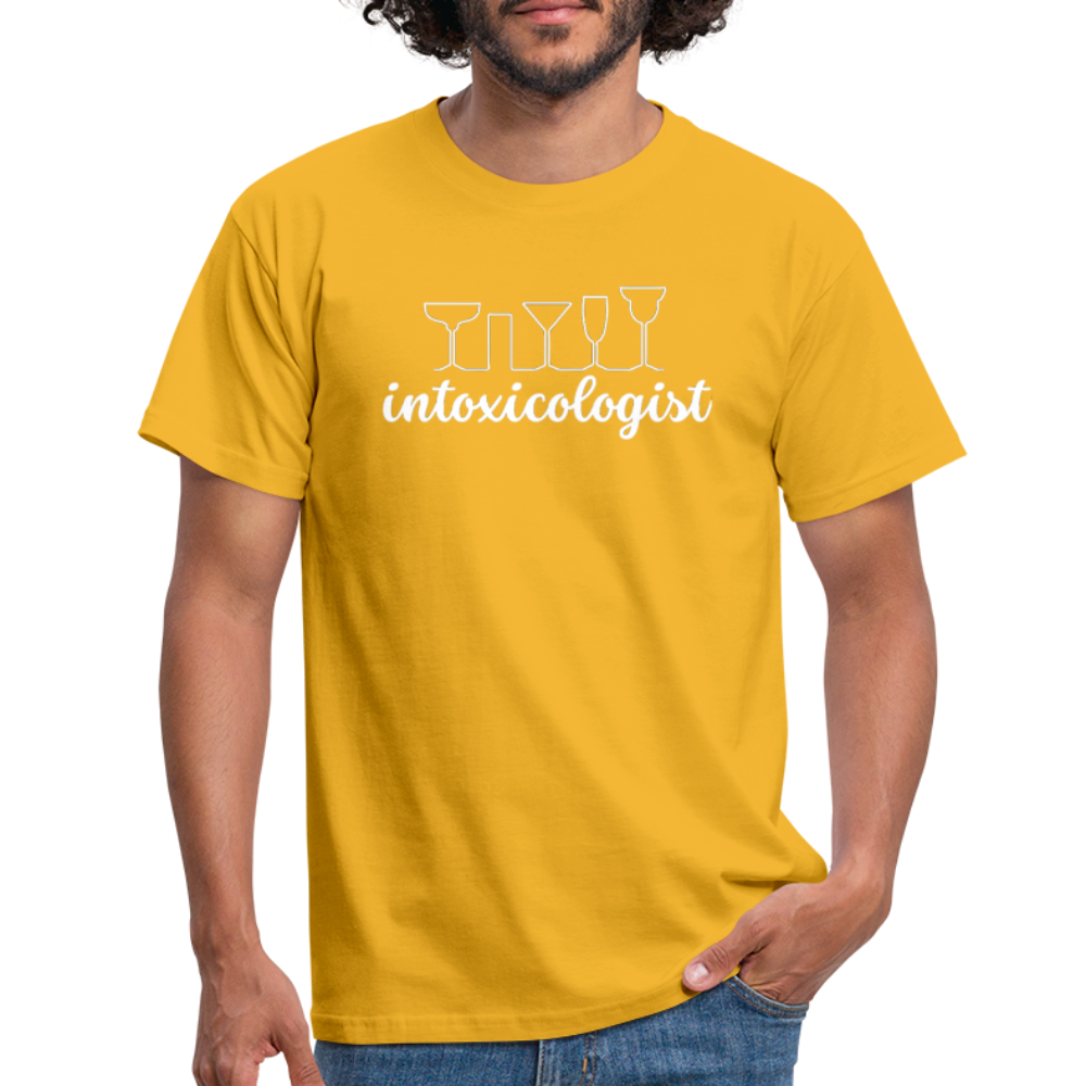 INTOXICOLOGIST - Herren T-Shirt - Gelb