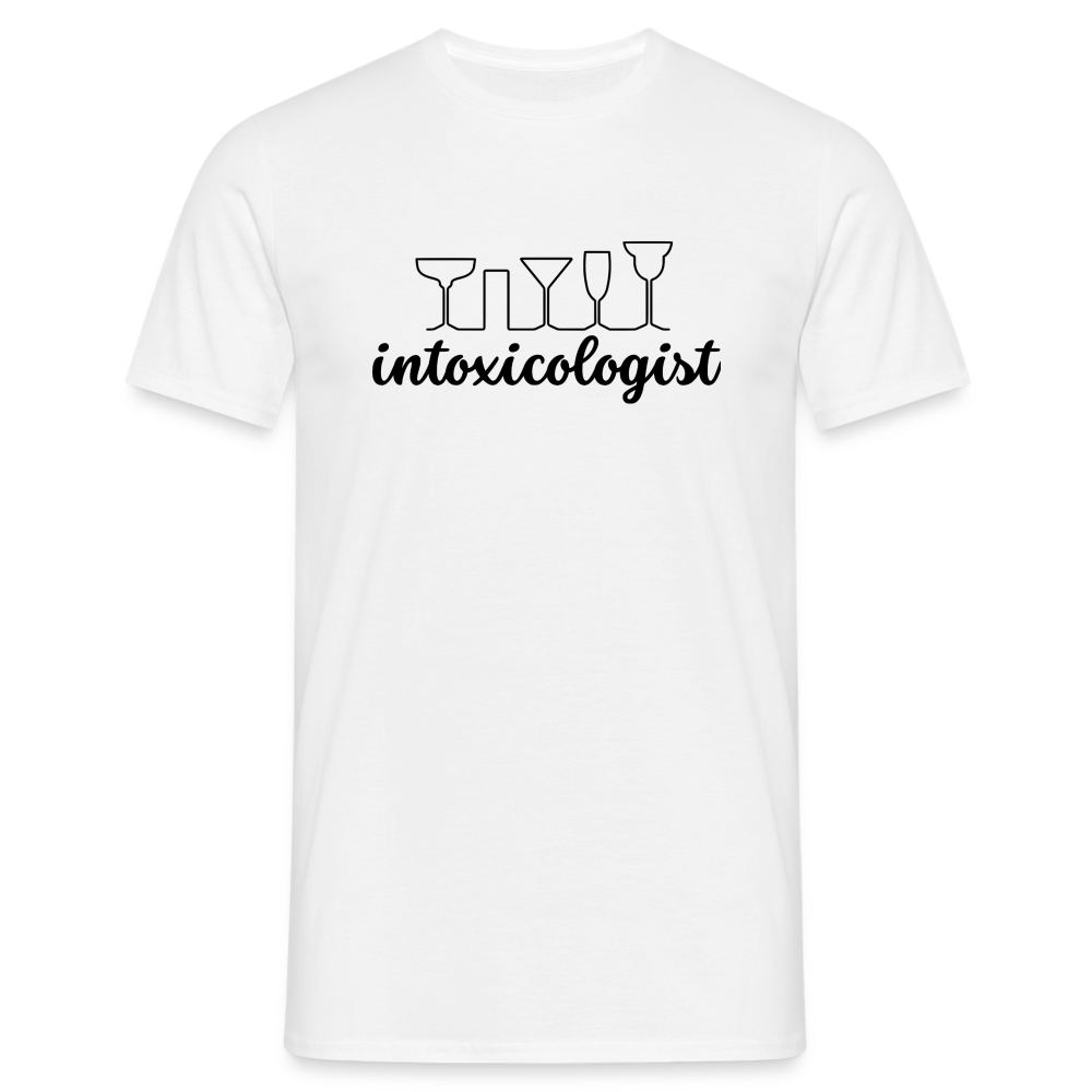 INTOXICOLOGIST - Herren T-Shirt - weiß