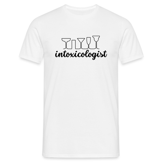 INTOXICOLOGIST - Herren T-Shirt - weiß