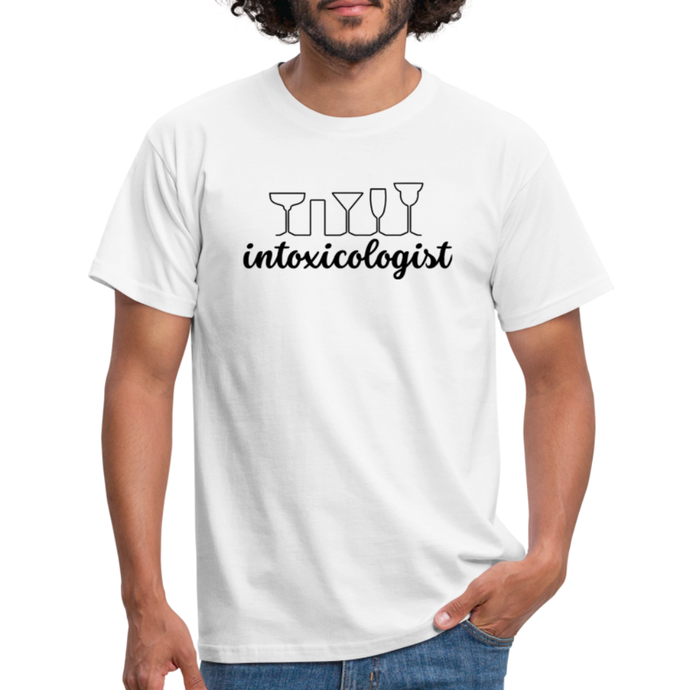 INTOXICOLOGIST - Herren T-Shirt - weiß