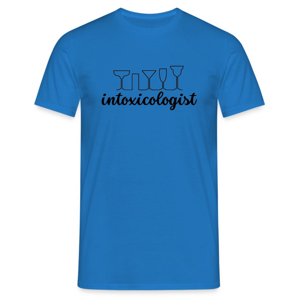 INTOXICOLOGIST - Herren T-Shirt - Royalblau