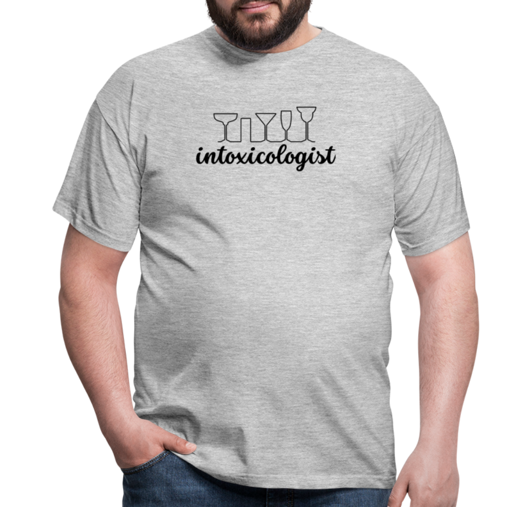 INTOXICOLOGIST - Herren T-Shirt - Grau meliert