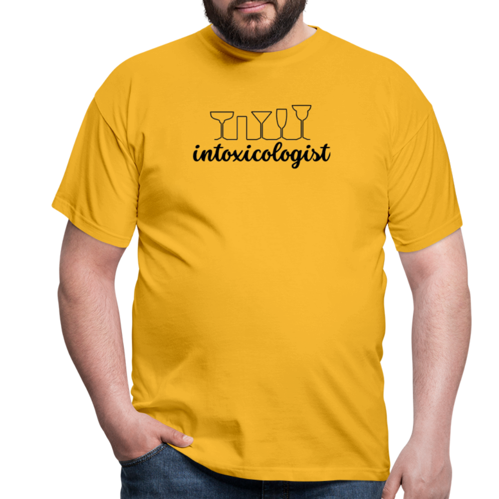 INTOXICOLOGIST - Herren T-Shirt - Gelb