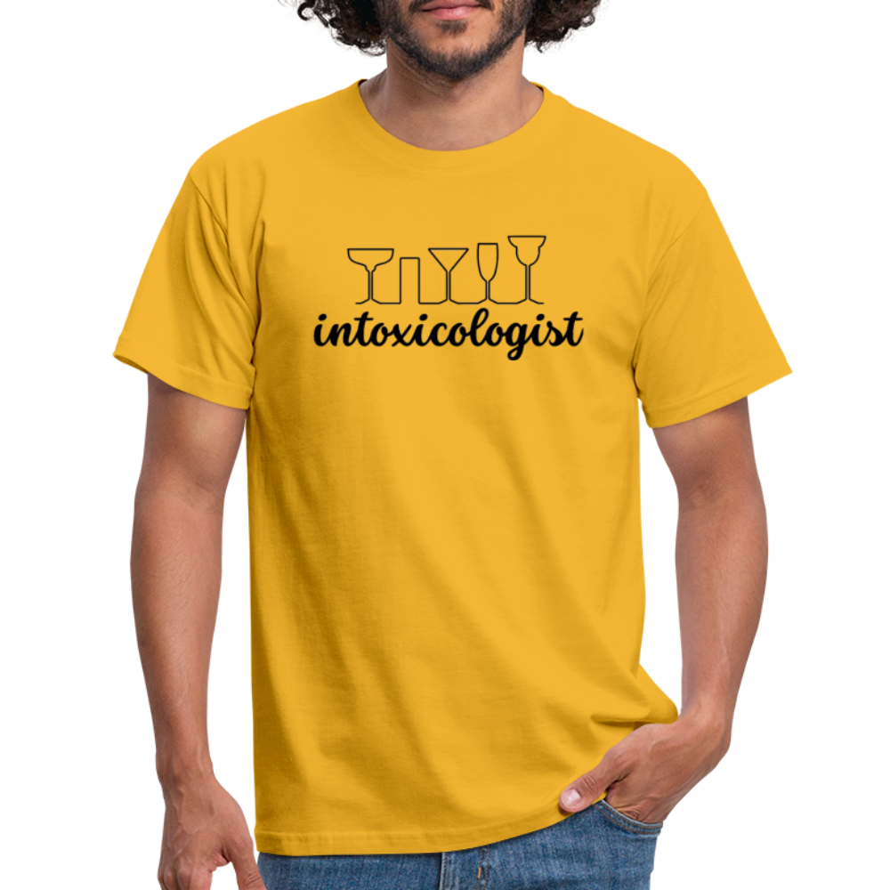 INTOXICOLOGIST - Herren T-Shirt - Gelb