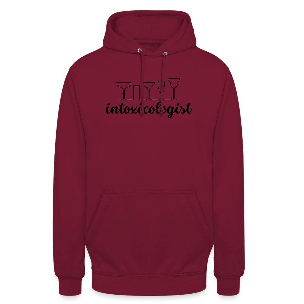 INTOXICOLOGIST - Unisex Hoodie - Bordeaux