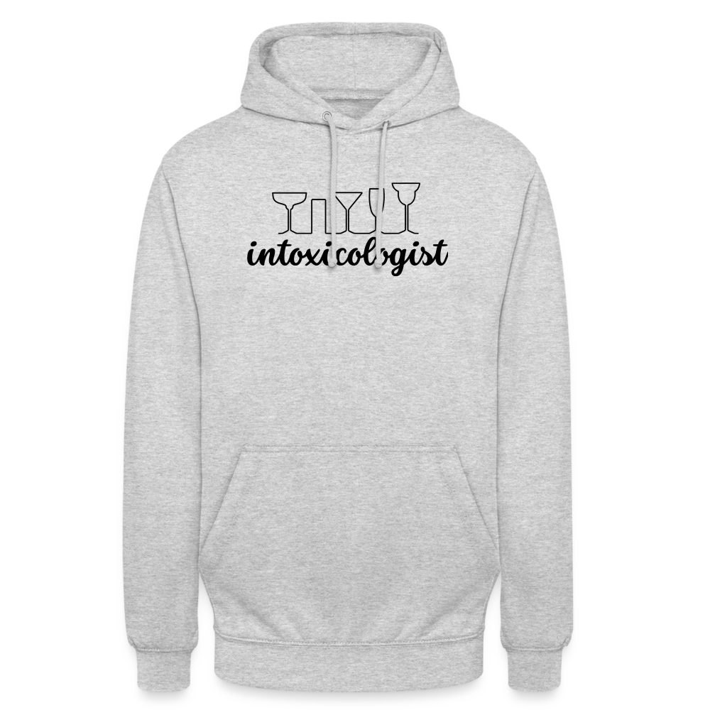 INTOXICOLOGIST - Unisex Hoodie - Hellgrau meliert