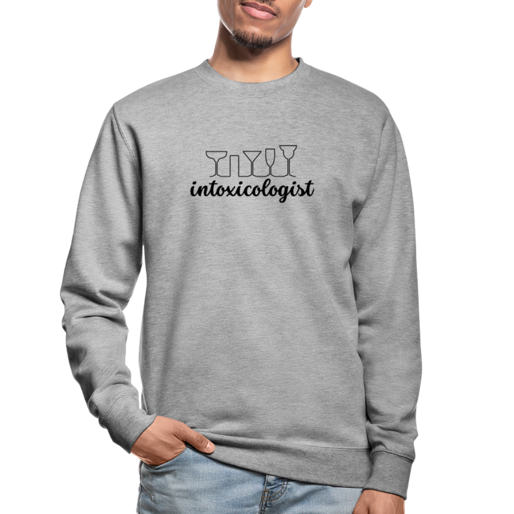 INTOXICOLOGIST - Unisex Pullover - Weißgrau meliert