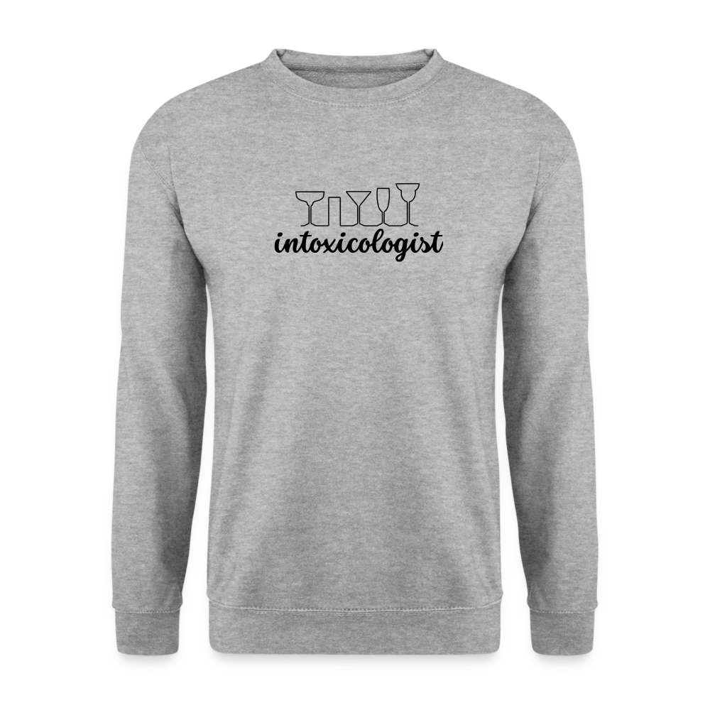 INTOXICOLOGIST - Unisex Pullover - Weißgrau meliert