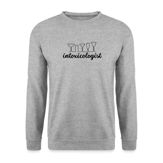 INTOXICOLOGIST - Unisex Pullover - Weißgrau meliert