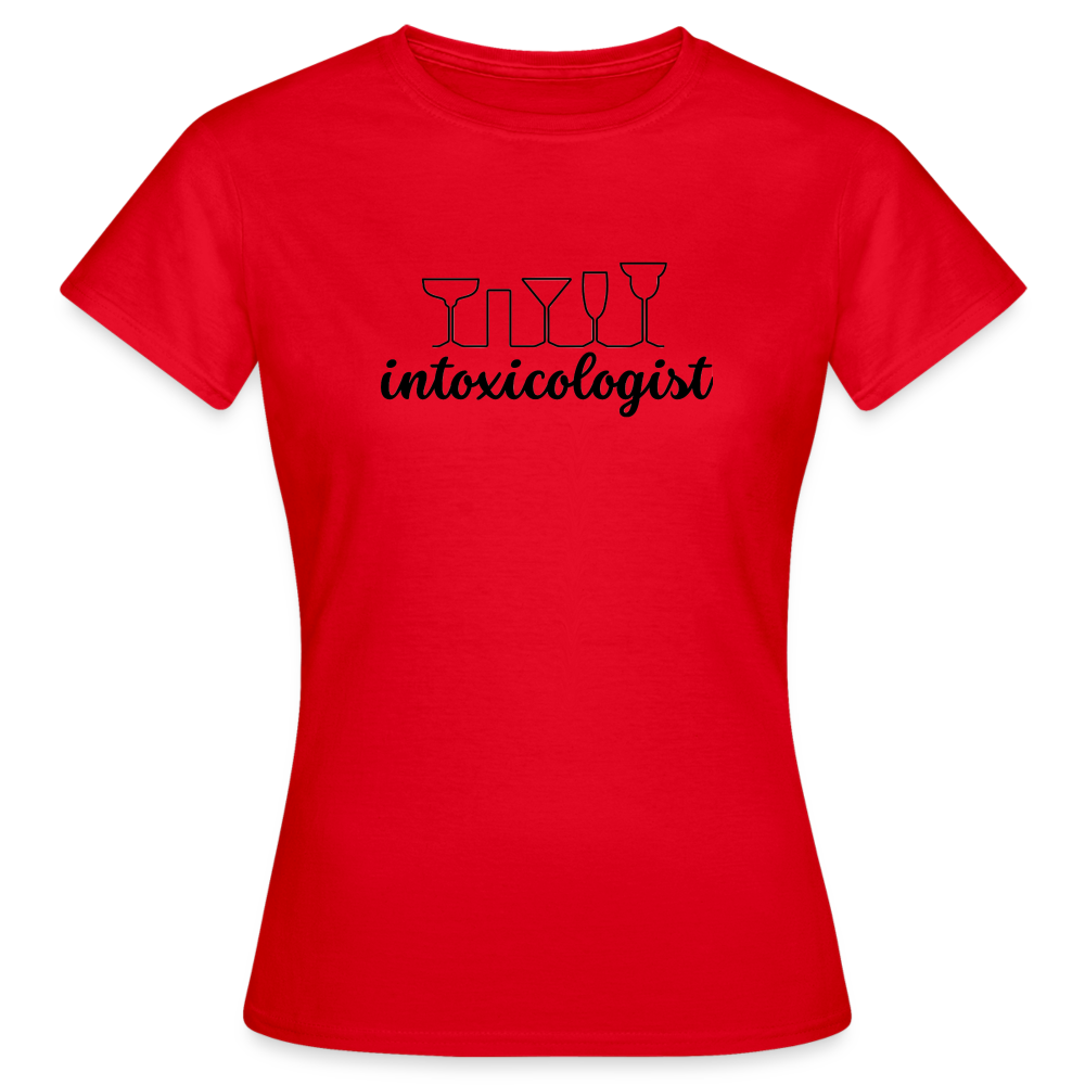 INTOXICOLOGIST - Damen T-Shirt - Rot