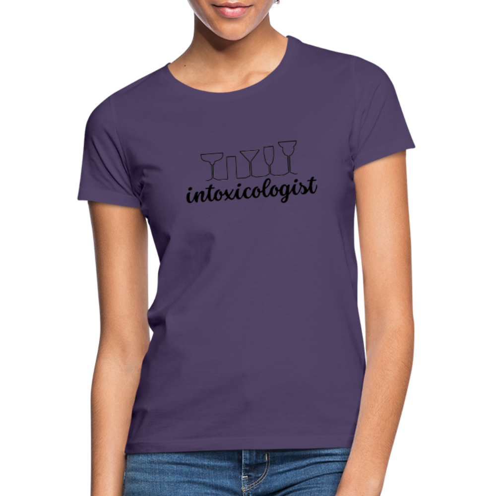 INTOXICOLOGIST - Damen T-Shirt - Dunkellila