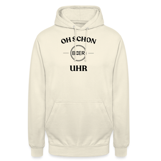 SCHON BIER UHR - Unisex Hoodie - Vanille-Milchshake