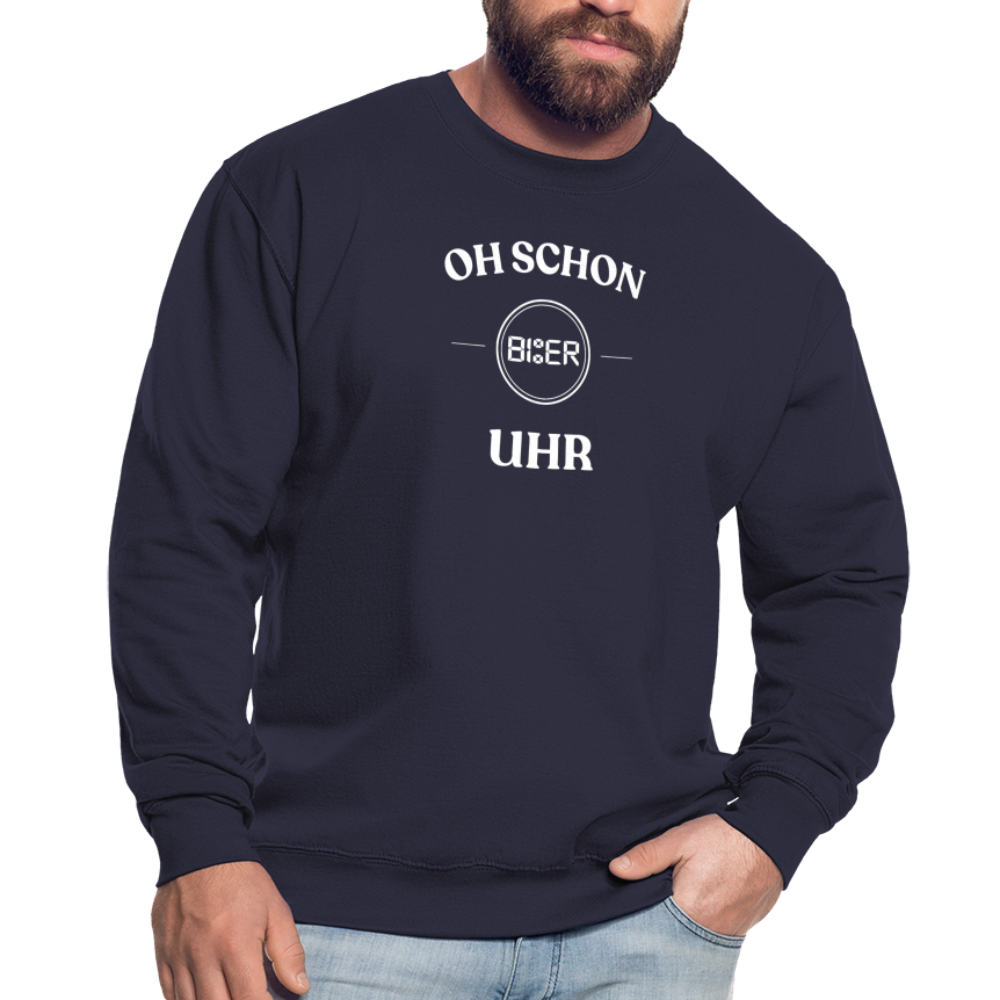 SCHON BIER UHR - Unisex Pullover - Navy