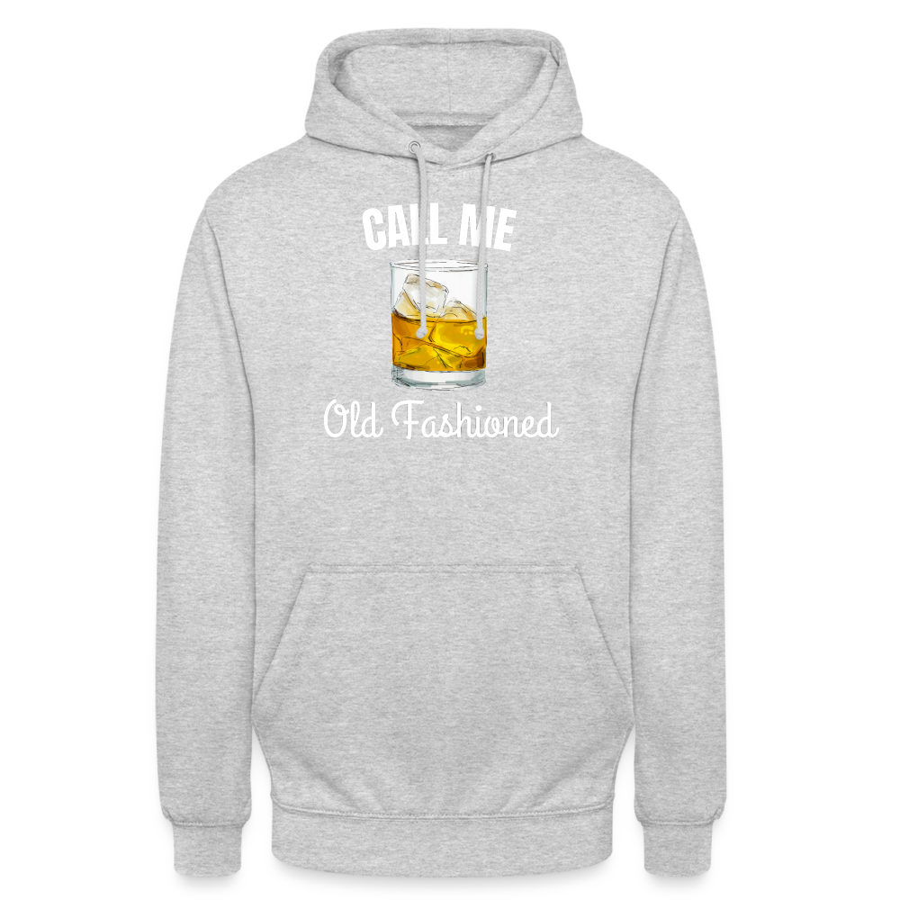 OLD FASHIONED - Unisex Hoodie - Hellgrau meliert