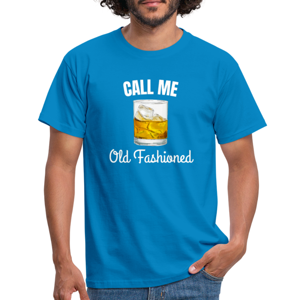 OLD FASHIONED - Herren T-Shirt - Royalblau