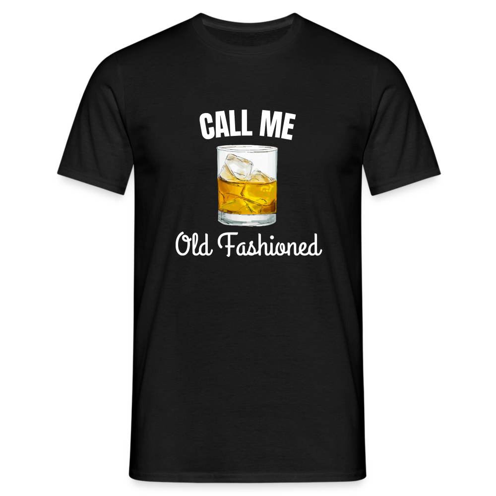 OLD FASHIONED - Herren T-Shirt - Schwarz