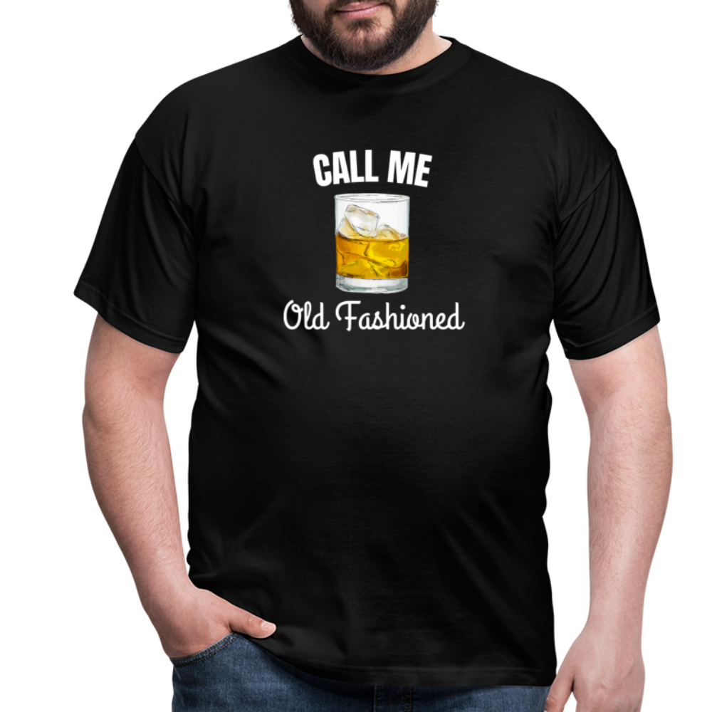 OLD FASHIONED - Herren T-Shirt - Schwarz