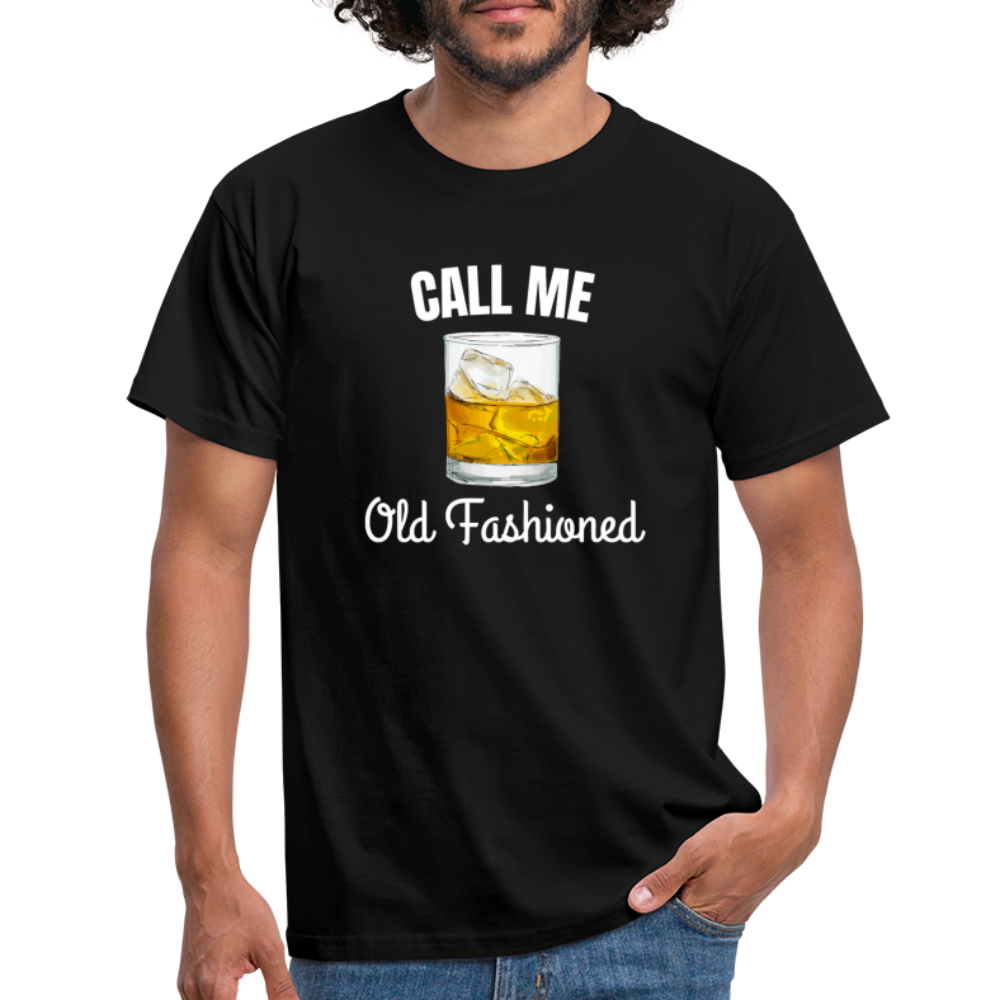 OLD FASHIONED - Herren T-Shirt - Schwarz