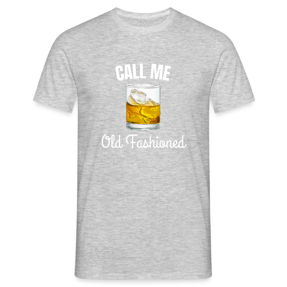 OLD FASHIONED - Herren T-Shirt - Grau meliert