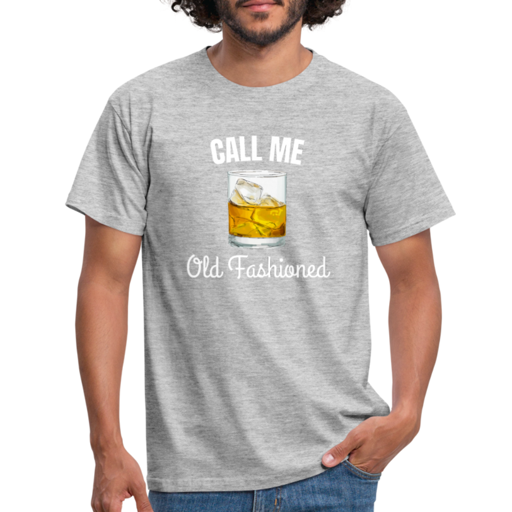 OLD FASHIONED - Herren T-Shirt - Grau meliert