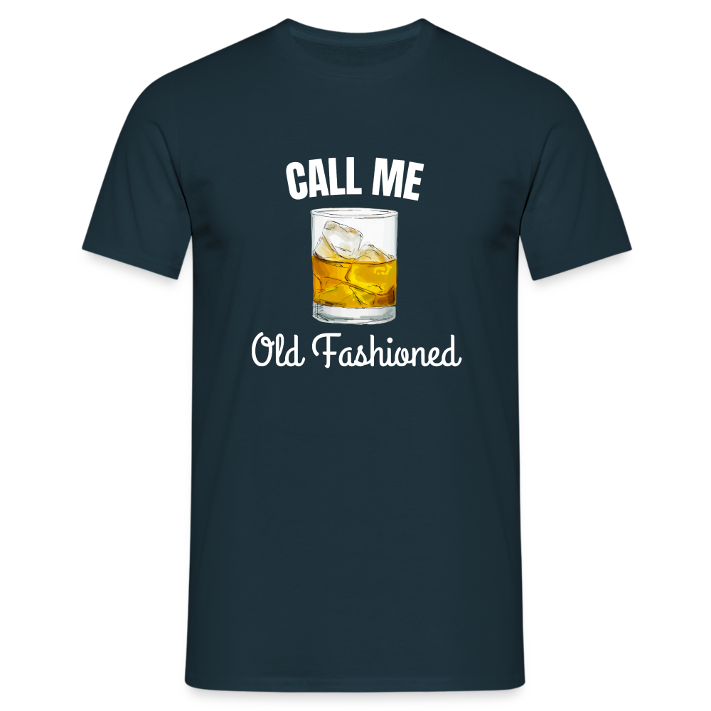 OLD FASHIONED - Herren T-Shirt - Navy