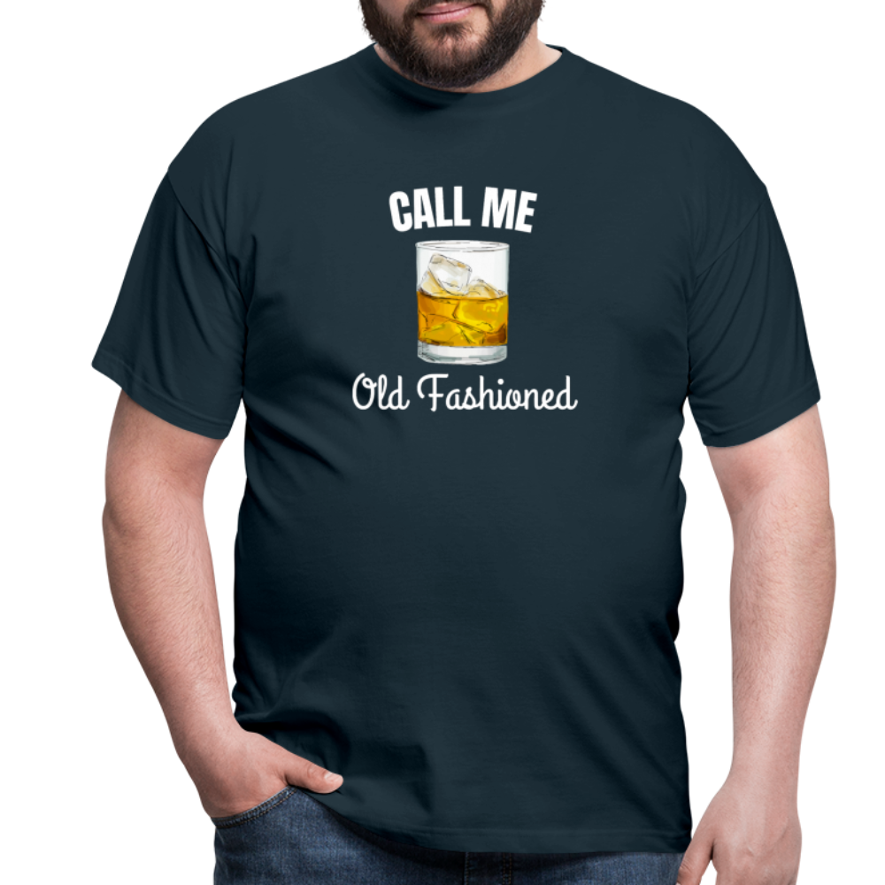 OLD FASHIONED - Herren T-Shirt - Navy