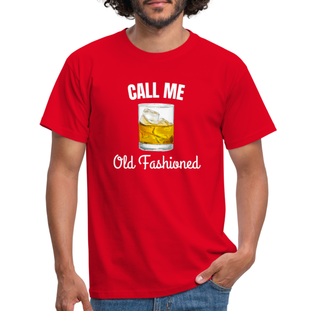 OLD FASHIONED - Herren T-Shirt - Rot