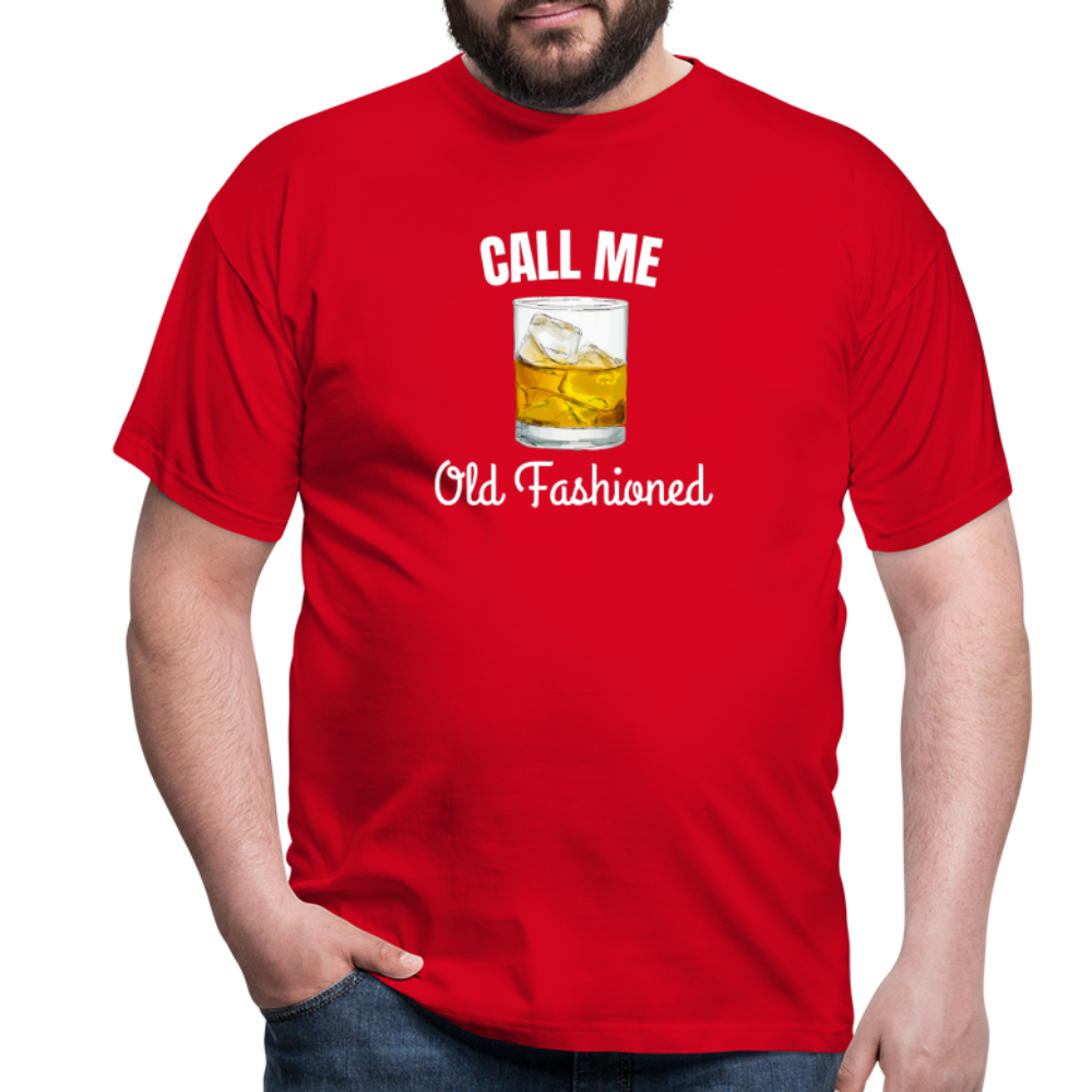 OLD FASHIONED - Herren T-Shirt - Rot