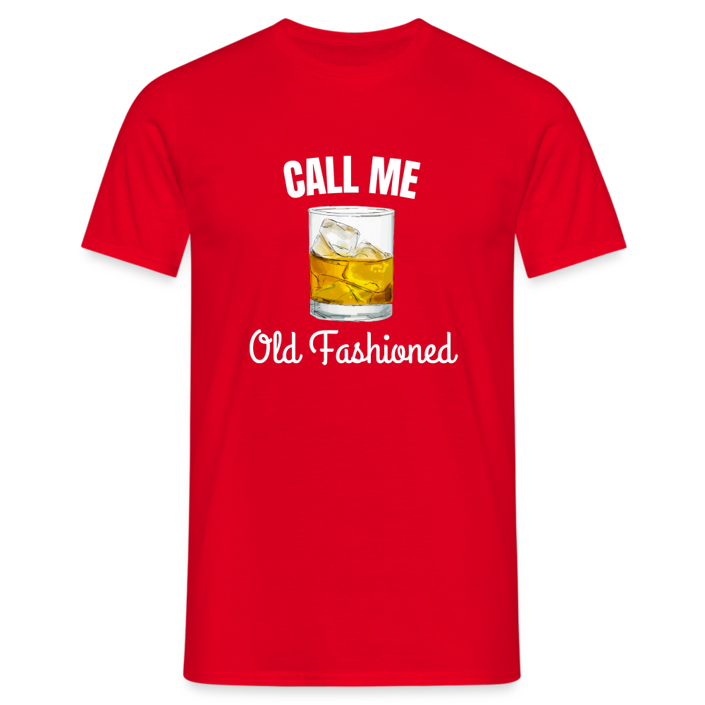 OLD FASHIONED - Herren T-Shirt - Rot