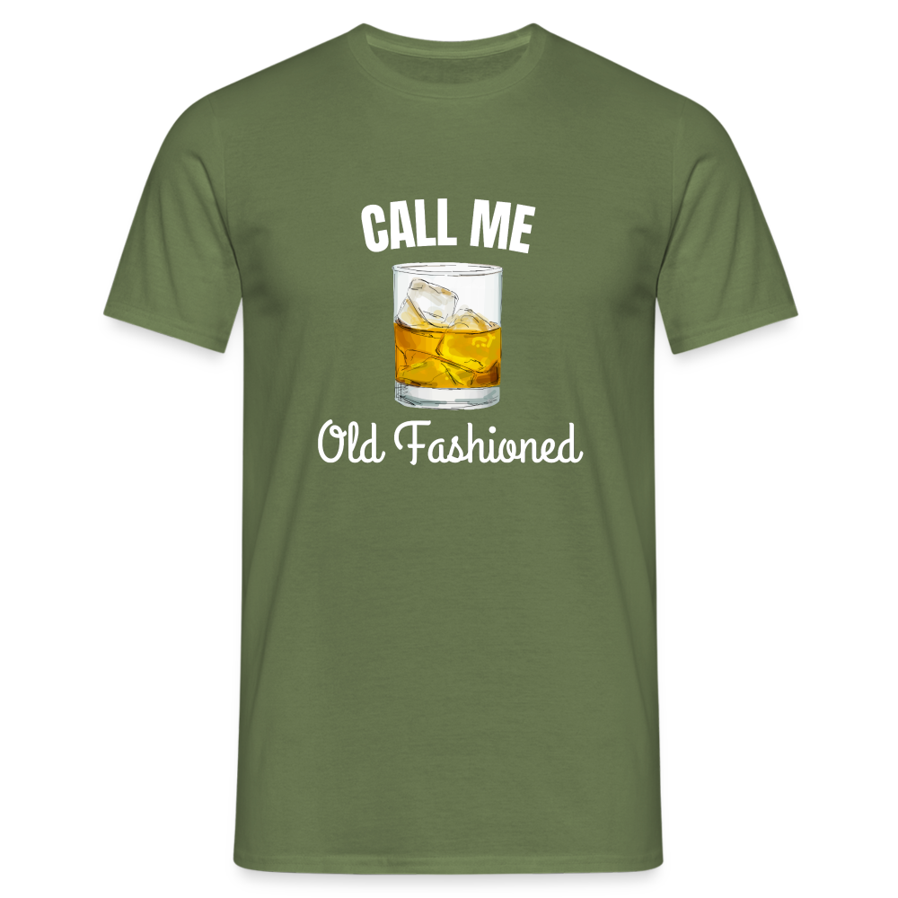 OLD FASHIONED - Herren T-Shirt - Militärgrün