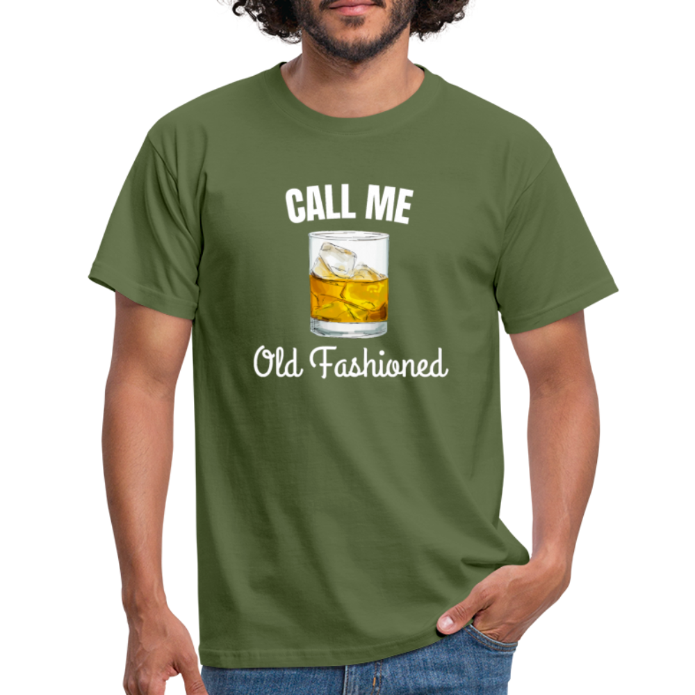 OLD FASHIONED - Herren T-Shirt - Militärgrün