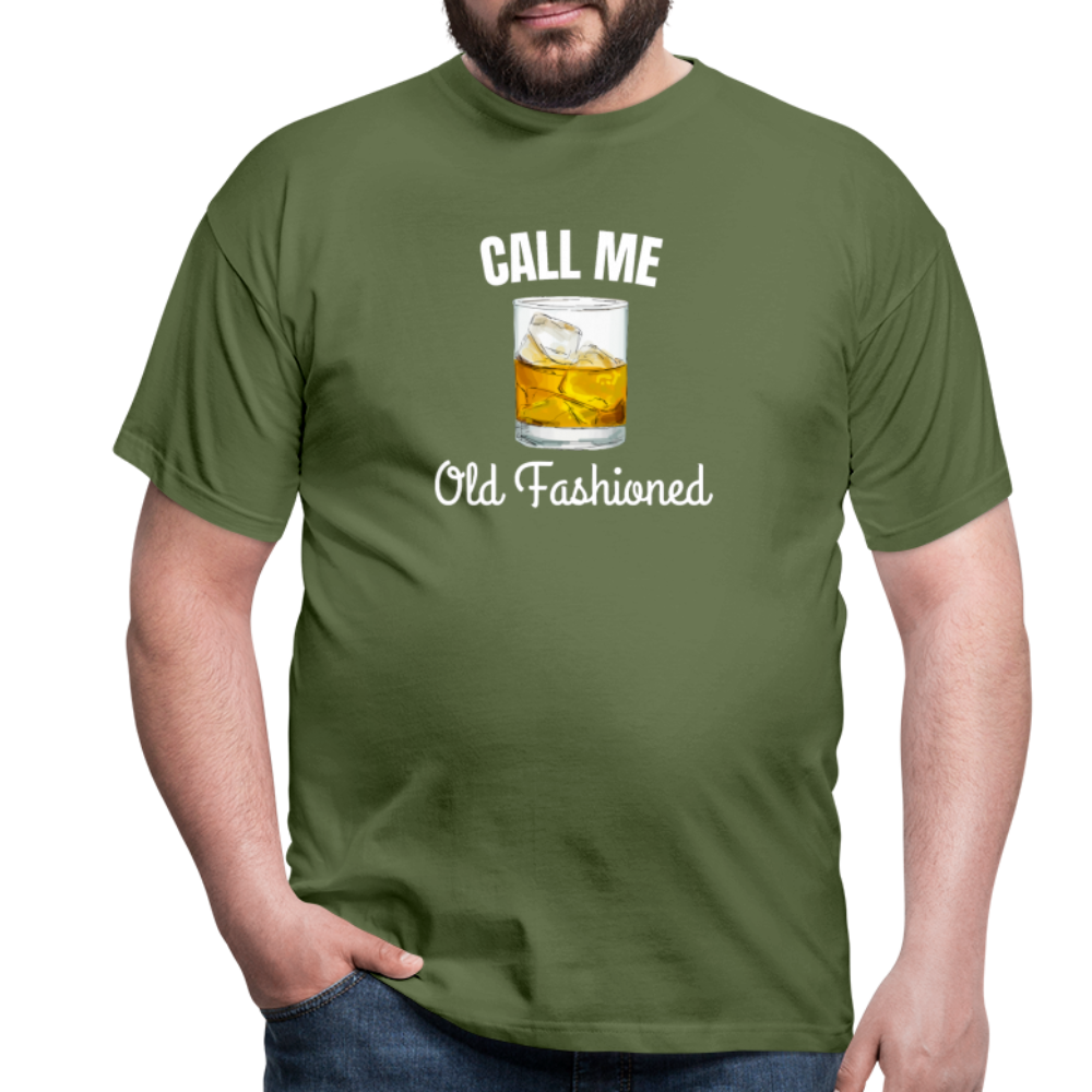 OLD FASHIONED - Herren T-Shirt - Militärgrün