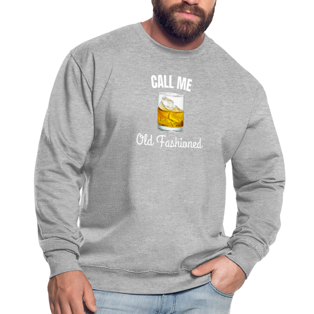 OLD FASHIONED - Unisex Pullover - Weißgrau meliert