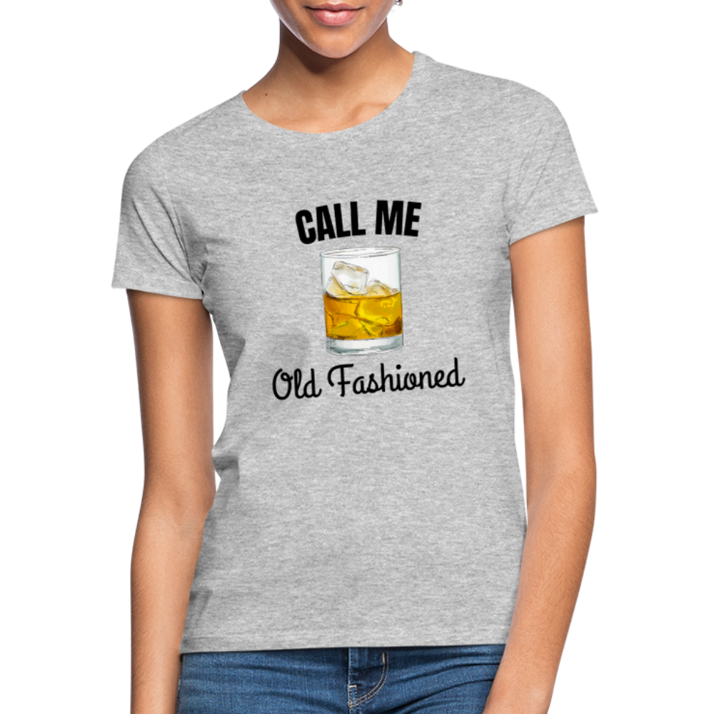 OLD FASHIONED - Damen T-Shirt - Grau meliert