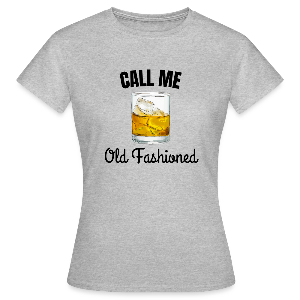 OLD FASHIONED - Damen T-Shirt - Grau meliert