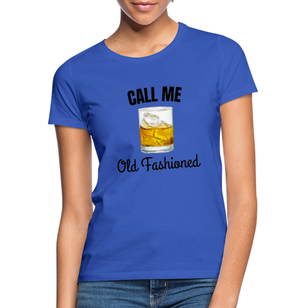 OLD FASHIONED - Damen T-Shirt - Royalblau