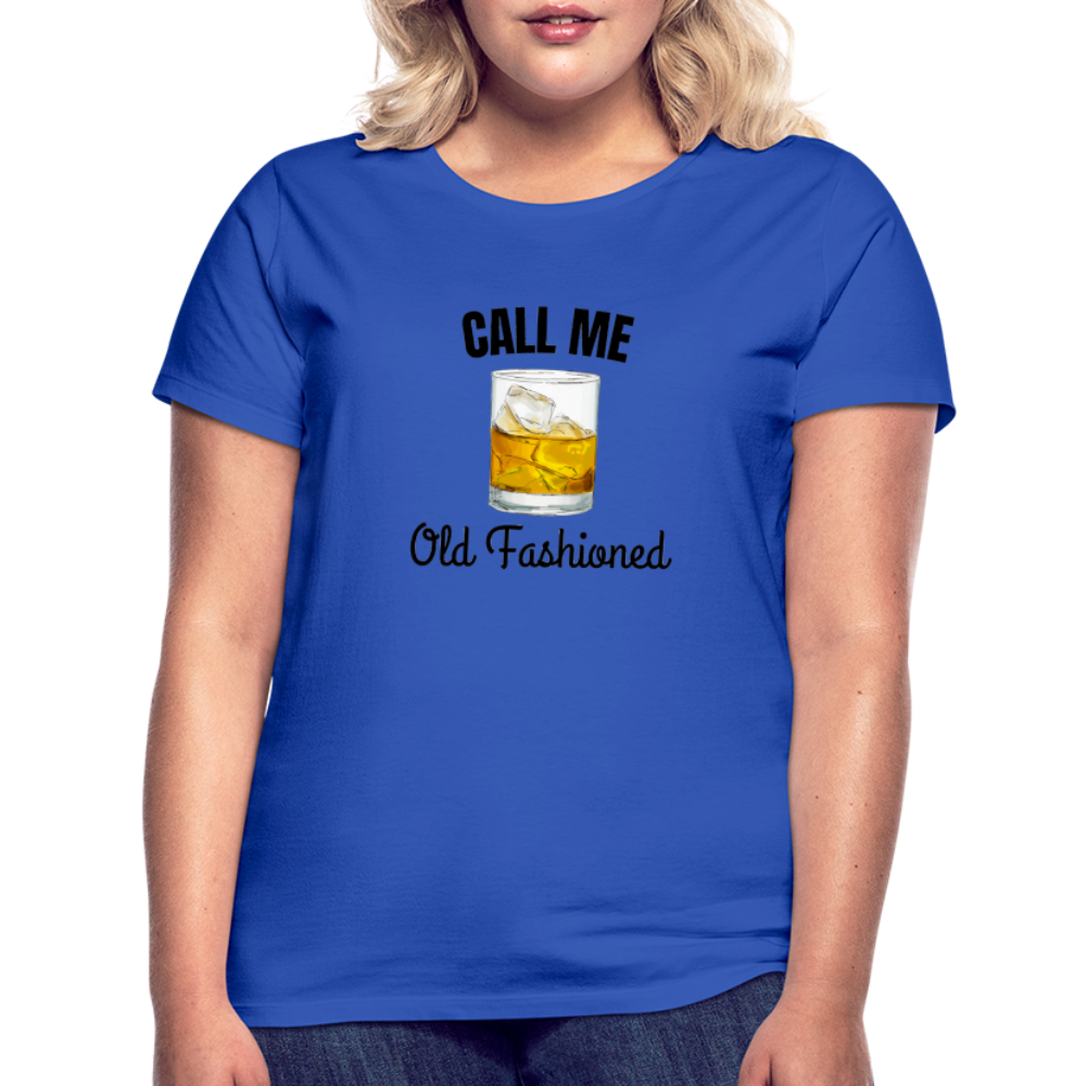 OLD FASHIONED - Damen T-Shirt - Royalblau