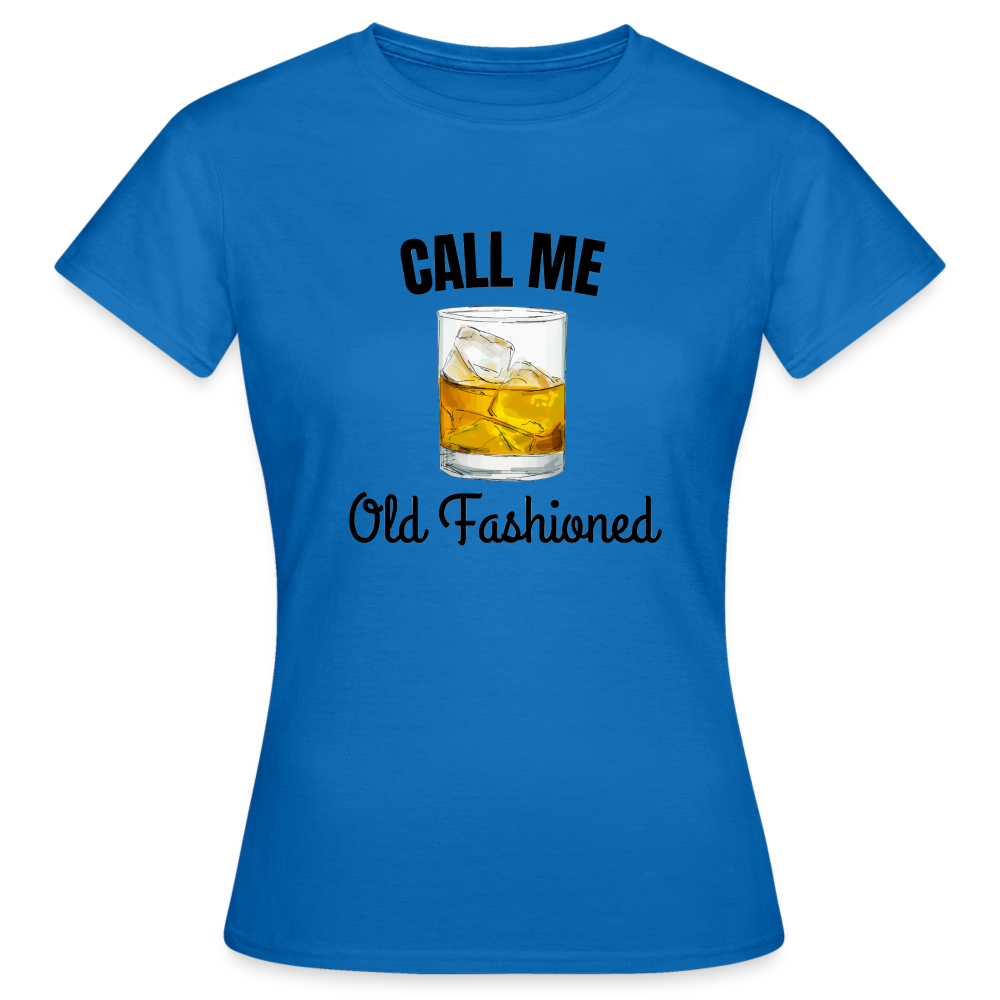 OLD FASHIONED - Damen T-Shirt - Royalblau