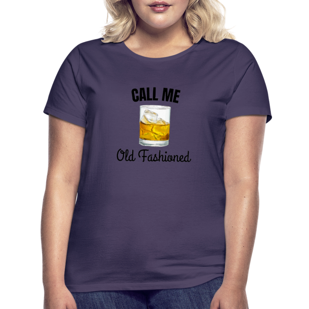 OLD FASHIONED - Damen T-Shirt - Dunkellila