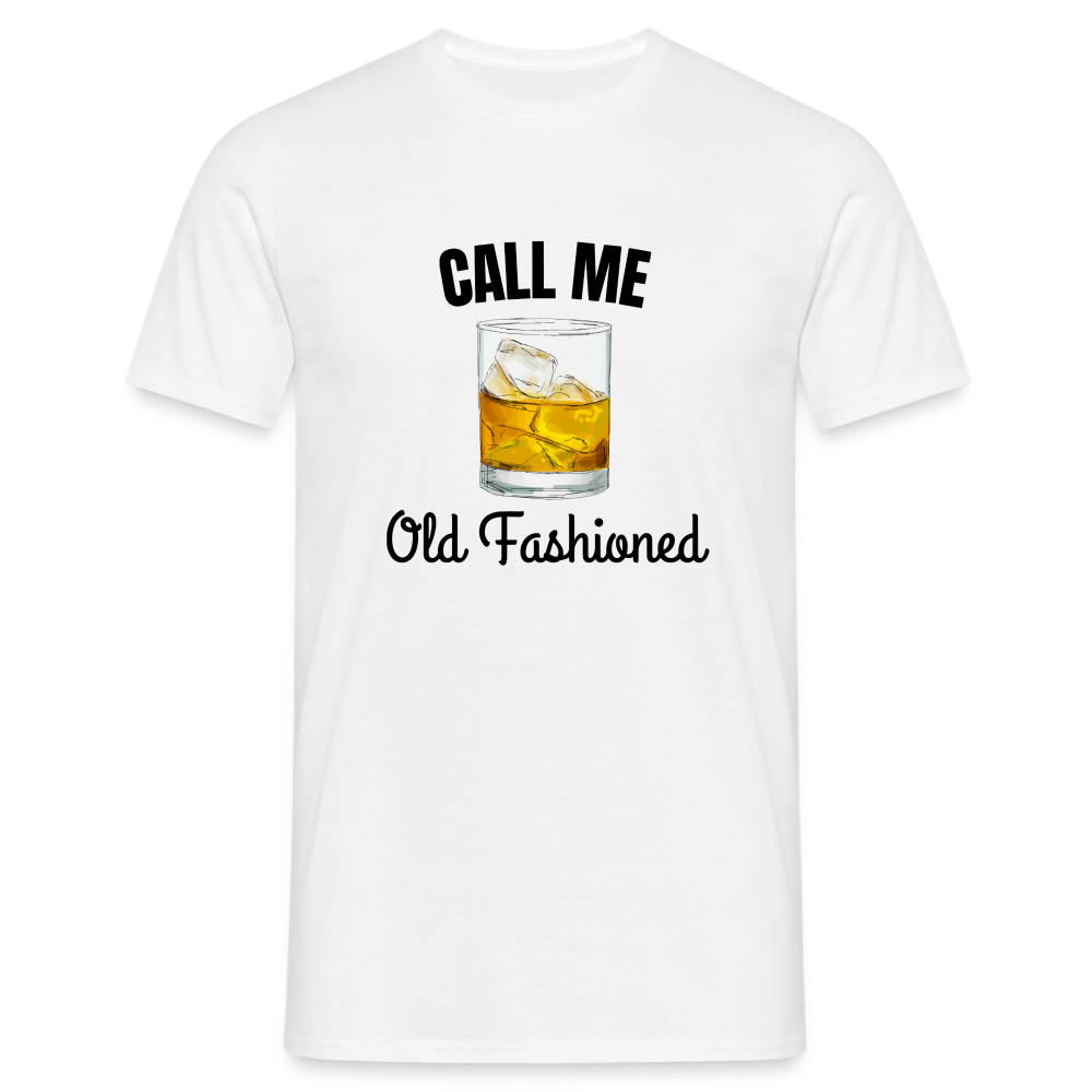 OLD FASHIONED - Herren T-Shirt - weiß