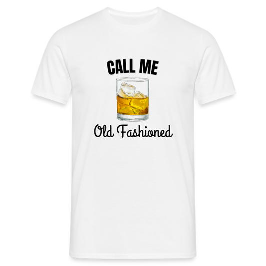 OLD FASHIONED - Herren T-Shirt - weiß