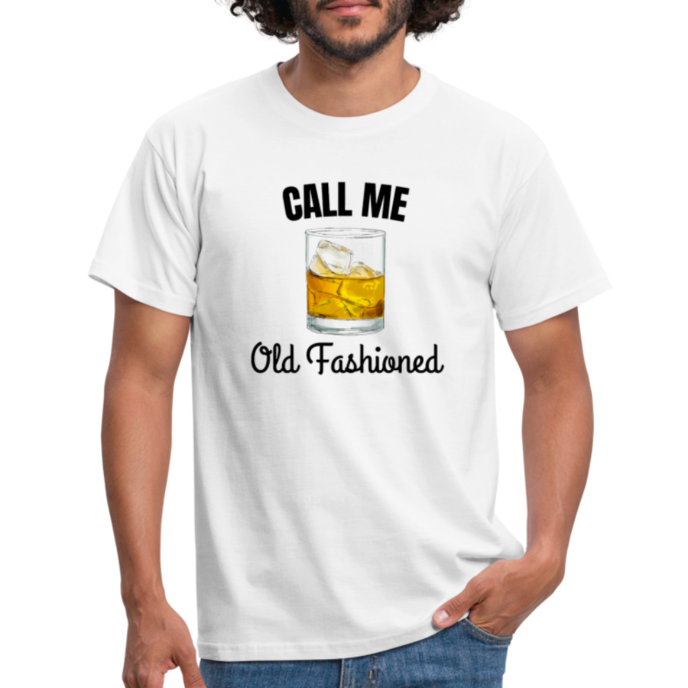 OLD FASHIONED - Herren T-Shirt - weiß