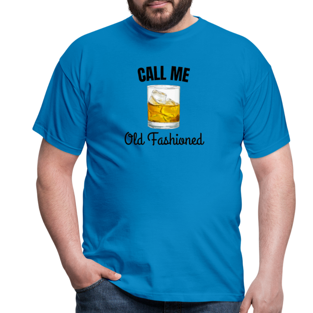 OLD FASHIONED - Herren T-Shirt - Royalblau