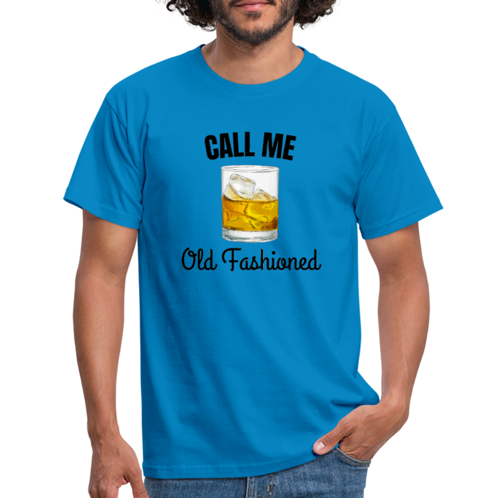 OLD FASHIONED - Herren T-Shirt - Royalblau