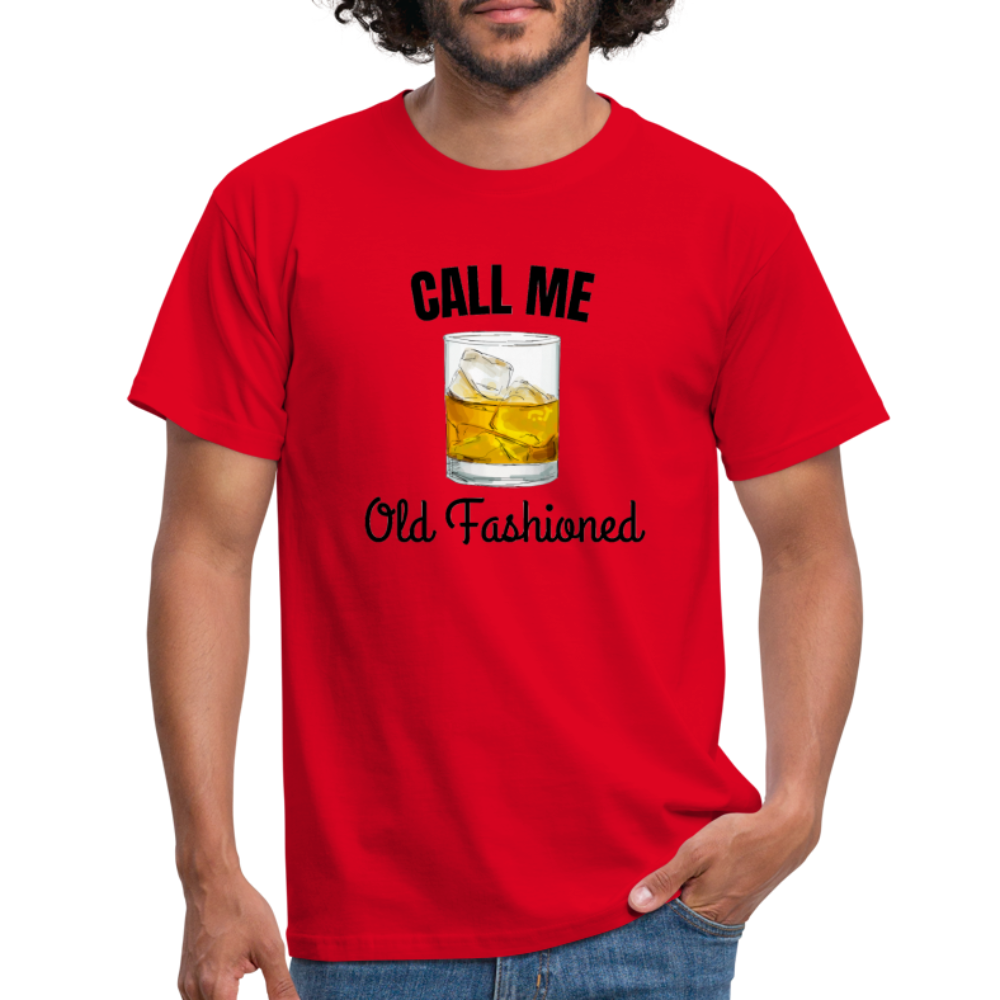 OLD FASHIONED - Herren T-Shirt - Rot