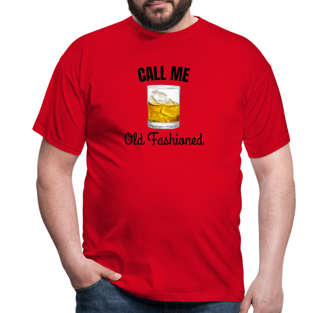 OLD FASHIONED - Herren T-Shirt - Rot