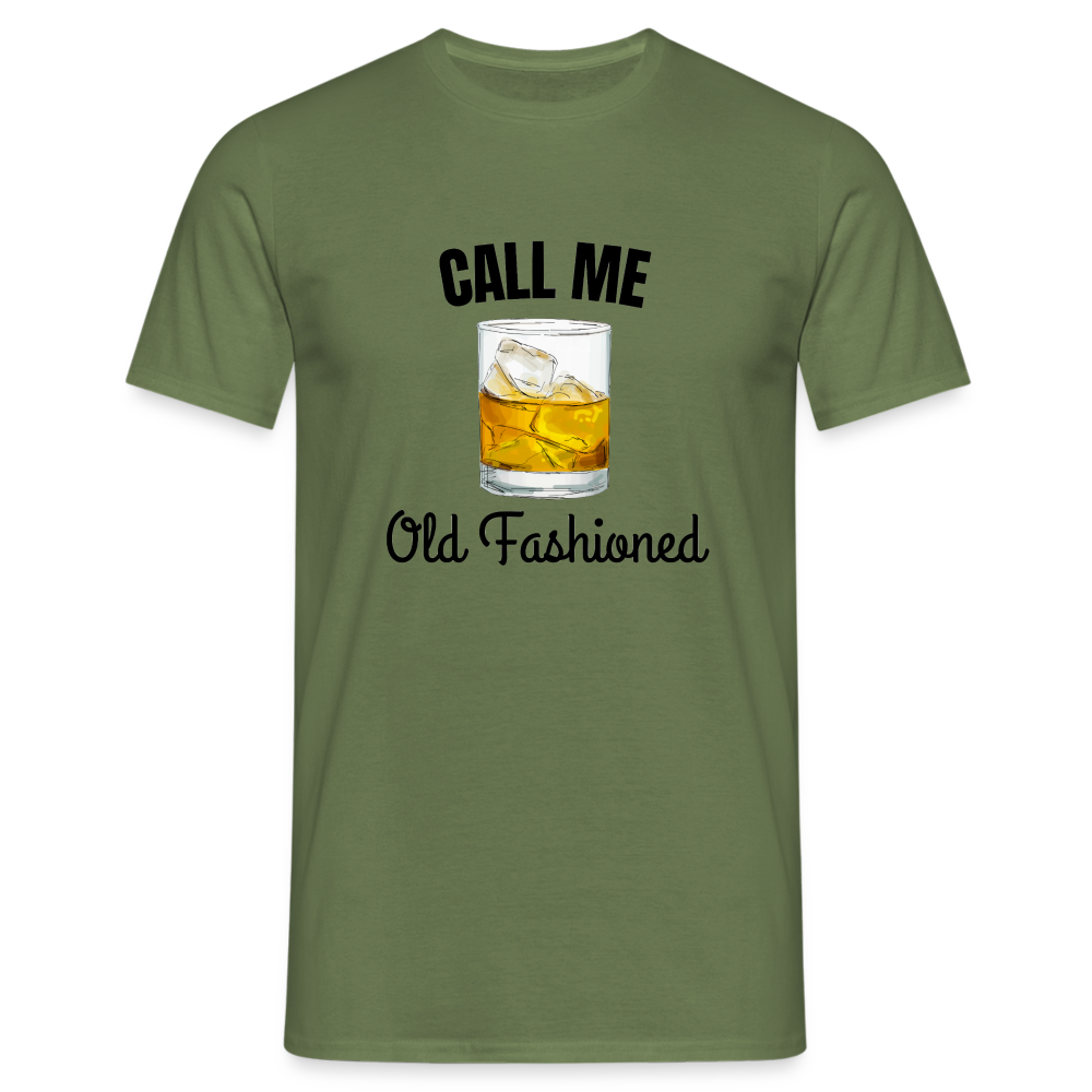 OLD FASHIONED - Herren T-Shirt - Militärgrün