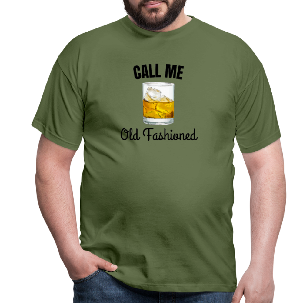 OLD FASHIONED - Herren T-Shirt - Militärgrün