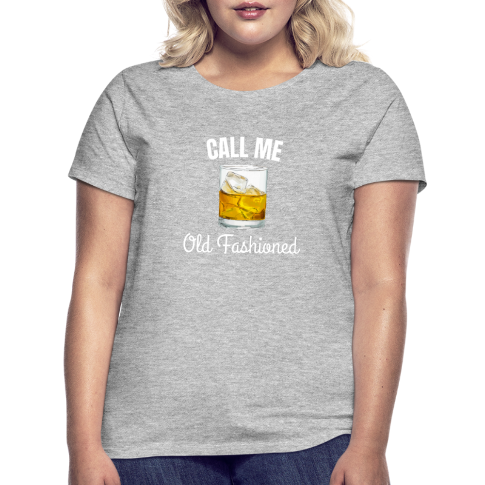 OLD FASHIONED - Damen T-Shirt - Grau meliert