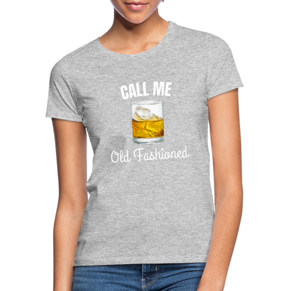 OLD FASHIONED - Damen T-Shirt - Grau meliert